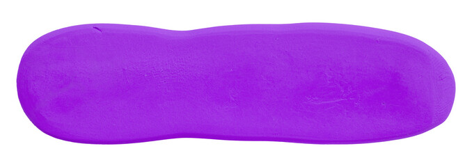 Plasticine is a purple brush isolated on a transparent background.