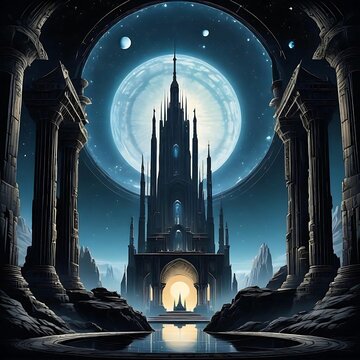 detailed-illustration-of-a-medieval-divine-sanctuary-contrarily-detailed - 1