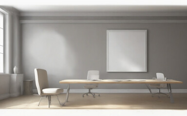 Blank canvas for creativity, blank room