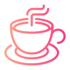 coffee gradient icon