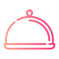 waiter gradient icon
