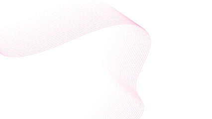  Futuristic colorful pink lines on a white background. Abstract colorful pink blend wave lines and technology background. Modern colorful pink lines on a white background. 
