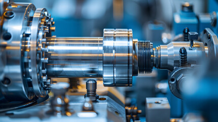 Naklejka premium Engineer worker in automotive factory car manufacturing process, assembly line production