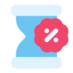 flash sale icon for illustration