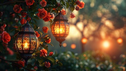 Obraz premium Celebrate Islamic New Year with Stunning Wallpaper Backgrounds