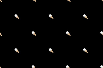 Seamless pattern on the theme of ice cream.