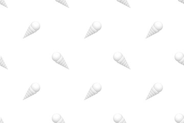 Seamless pattern on the theme of ice cream.