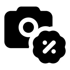 camera icon for illustration