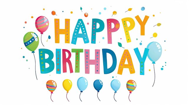 happy birthday card with balloons,happy brithday baby