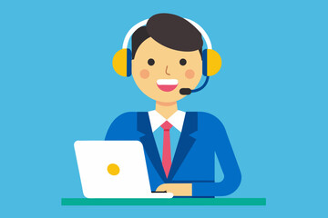 customer service vector illustration