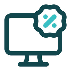 monitor icon for illustration