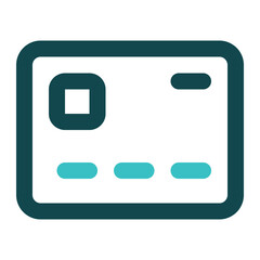 Fototapeta premium card icon for illustration