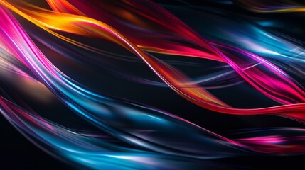 Abstract Flowing Lights