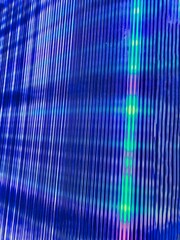 Ridged texture. Embossed metal gear wheels. Neon futuristic banner. Abstract background ideal for...