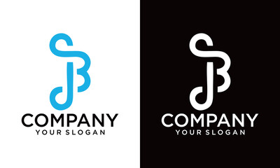 Letter B with currency symbol or bitcoin icon logo design vector