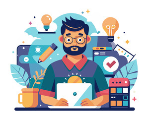  Creator concept illustration.