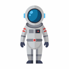 Space suit  on white background.