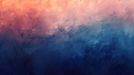 Fototapeta premium Gradient from dark blue to peach abstract background