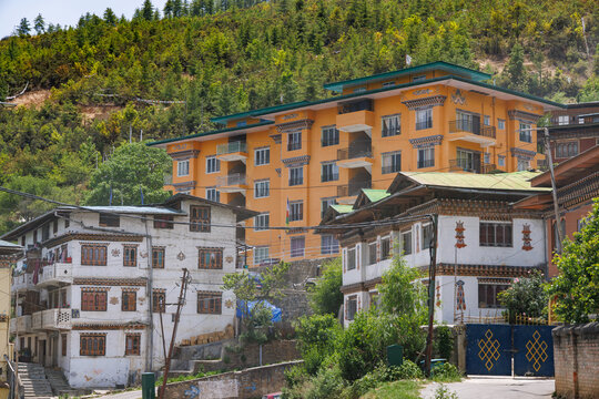 view of the Thimphu City