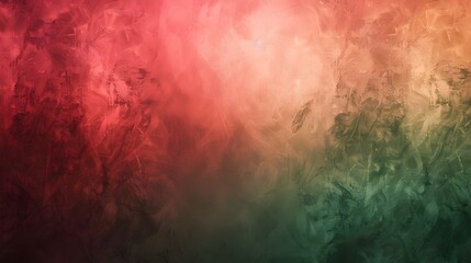 Gradient from Amber to dark green abstract background