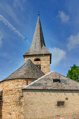 Fototapeta premium church of saint anne of castillon de larboust, France