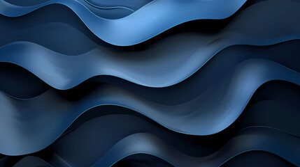 Abstract waves of blue flowing fluidly, creating a harmonious, textured pattern with a calming, soothing visual effect.
