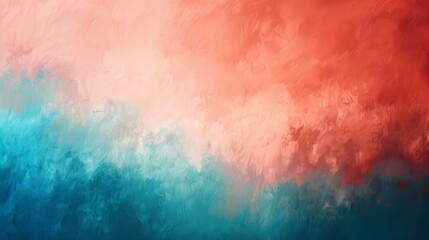 Fototapeta premium Gradient from Turquoise to peach abstract banner