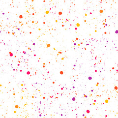 Bubbly colorful hand drawn seamless pattern.