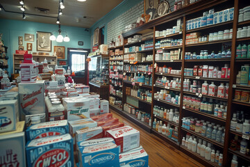 Fototapeta premium Old Fahioned Drugstore