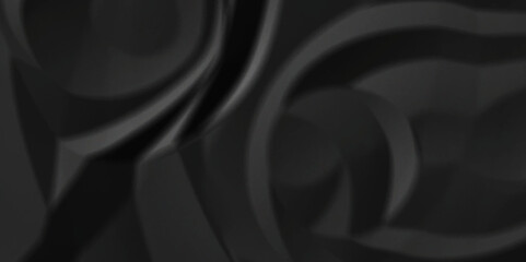 	
Black crumpled paper background texture pattern overlay. wrinkled high resolution arts craft and Seamless black crumpled paper.