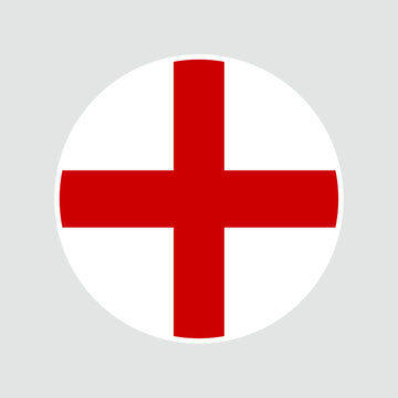 recommend clip art: The flag of England. Flag icon. Standard color. Round flag. Computer illustration. Digital illustration. Vector illustration.