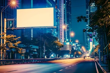 traffic in the city at night AI generative