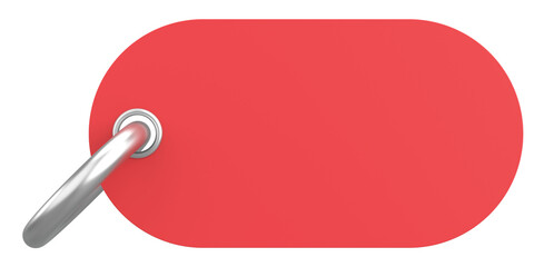 Price tag. Text box. 3D illustration.