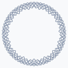 Pattern element on a white background. The vector image can be used as a decoration for fine art.