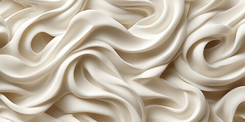 Obraz premium Abstract wavy creamy beige texture as background