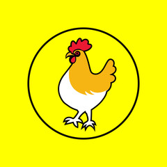 Simple Chick Illustration for a Brand