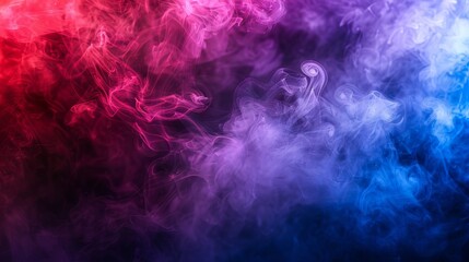 dark style background with blue and purple smoke