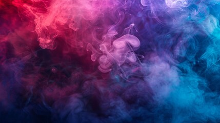dark style background with blue and purple smoke