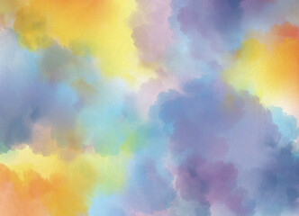 fondo artístico, azul, naranja, turquesa,  morado, abstracto, , de acuarela, variopinto, con textura, mezcla húmeda, aguado, arte, pastel, para diseño, web, redes, digital, textil, portada, humo, 