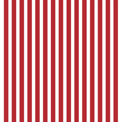 Seamless red diagonal lines pattern vector. Red stripes on white background. Red and white stripe wallpaper background. Vector illustration.