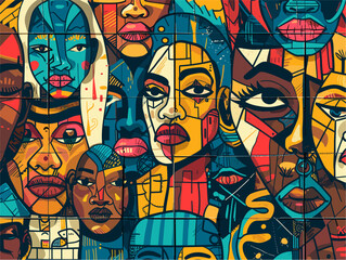 Vivid Expressions: Graffiti's Cultural Canvas - A Vibrant Homage to Identity and Artistic Rebellion