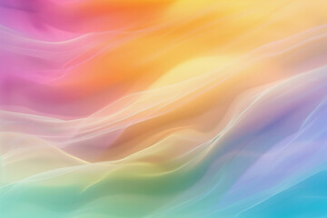 Obraz premium A colorful background with a blue dot in the middle. The background is a mix of different colors, including pink, yellow, and blue. The blue dot is the only solid color in the image