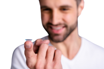 Close up photo charming millennial hold hand finger hipster positive satisfied have medical therapy service doctor office good choice decision wear white t-shirt youth isolated grey background