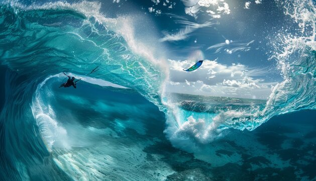 Riding the Waves: The Captivating World of Kite Surfing at 7:4