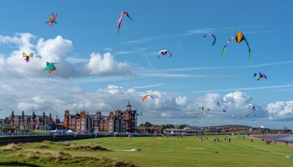 Kite-flying bliss at the St Annes Beach promenade: A snapshot of the St Annes Kite Festival in Lanca