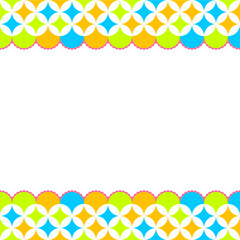 Fototapeta premium 和風フレーム七宝3