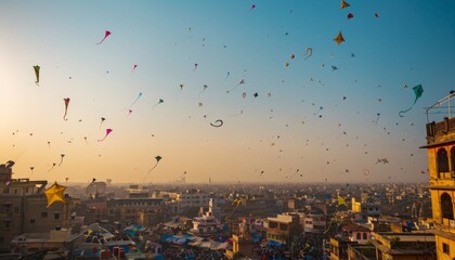 Capturing the Colorful Spectacle: The International Kite Festival in Ahmedabad, Gujarat, India