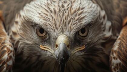 Obraz premium Close Encounter with a Black Eared Kite in Akashi, Japan