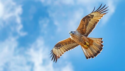 The Majestic Flight of the Black Eared Kite in Akashi, Japan