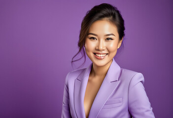 a studio headshot portrait of a beautiful woman 